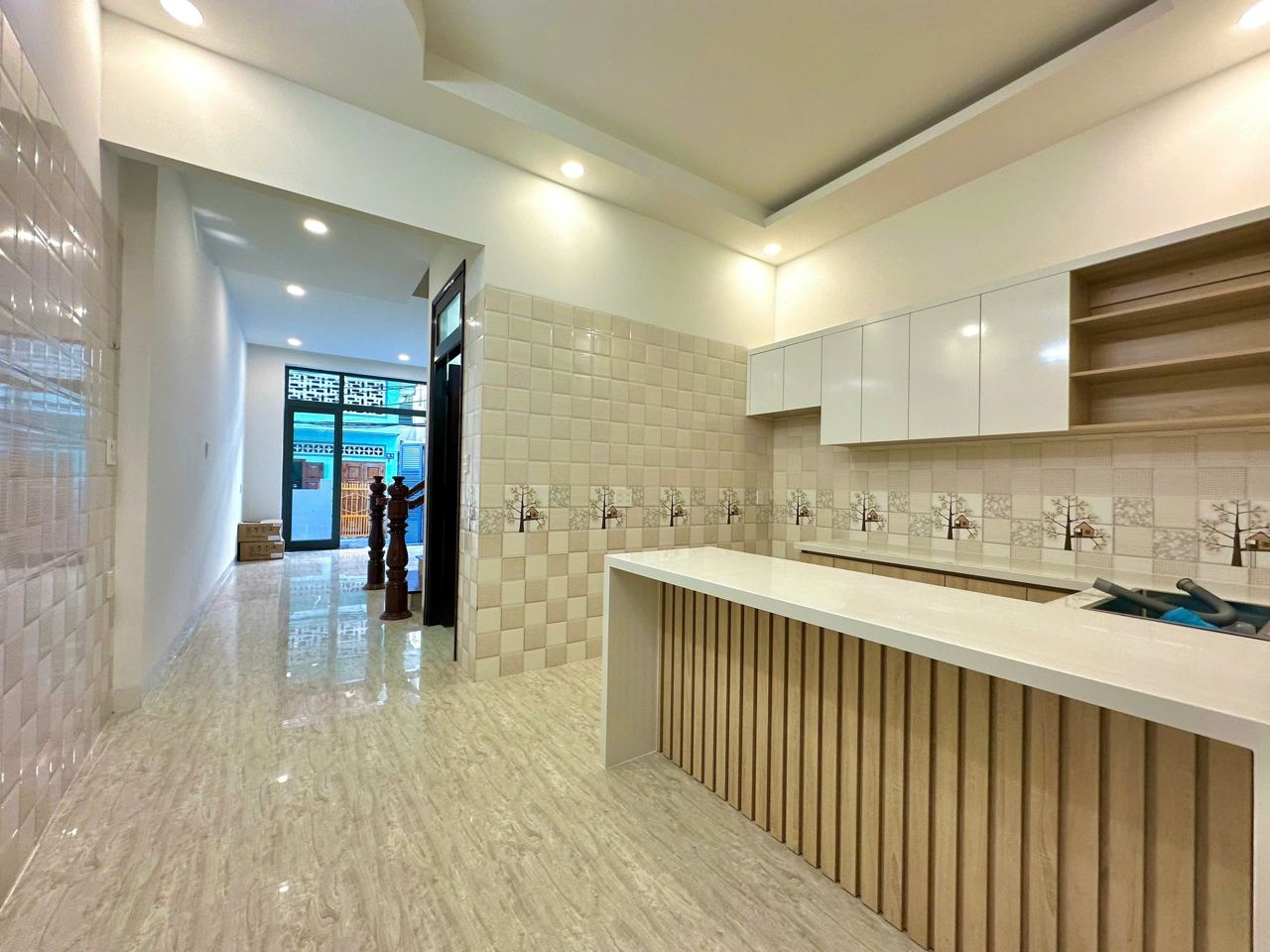 Nhà mới 1 trệt 2 lầu + tum hẻm Tháp Bà 71,8m², 3PN – Bắc Nha Trang – ảnh 3