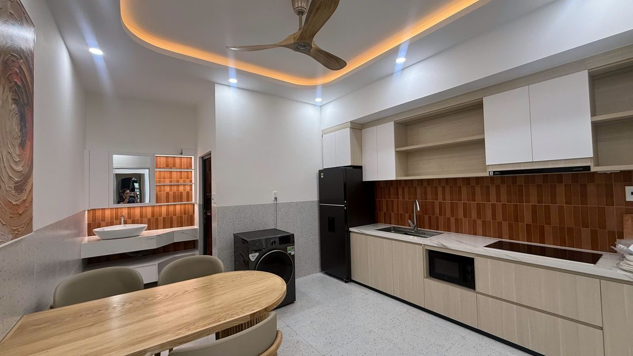 Nhà 2 tầng = 2 căn hộ riêng biệt gần đường Ngô Đến 77,7m² ngang 5,8m, full nội… – ảnh 4