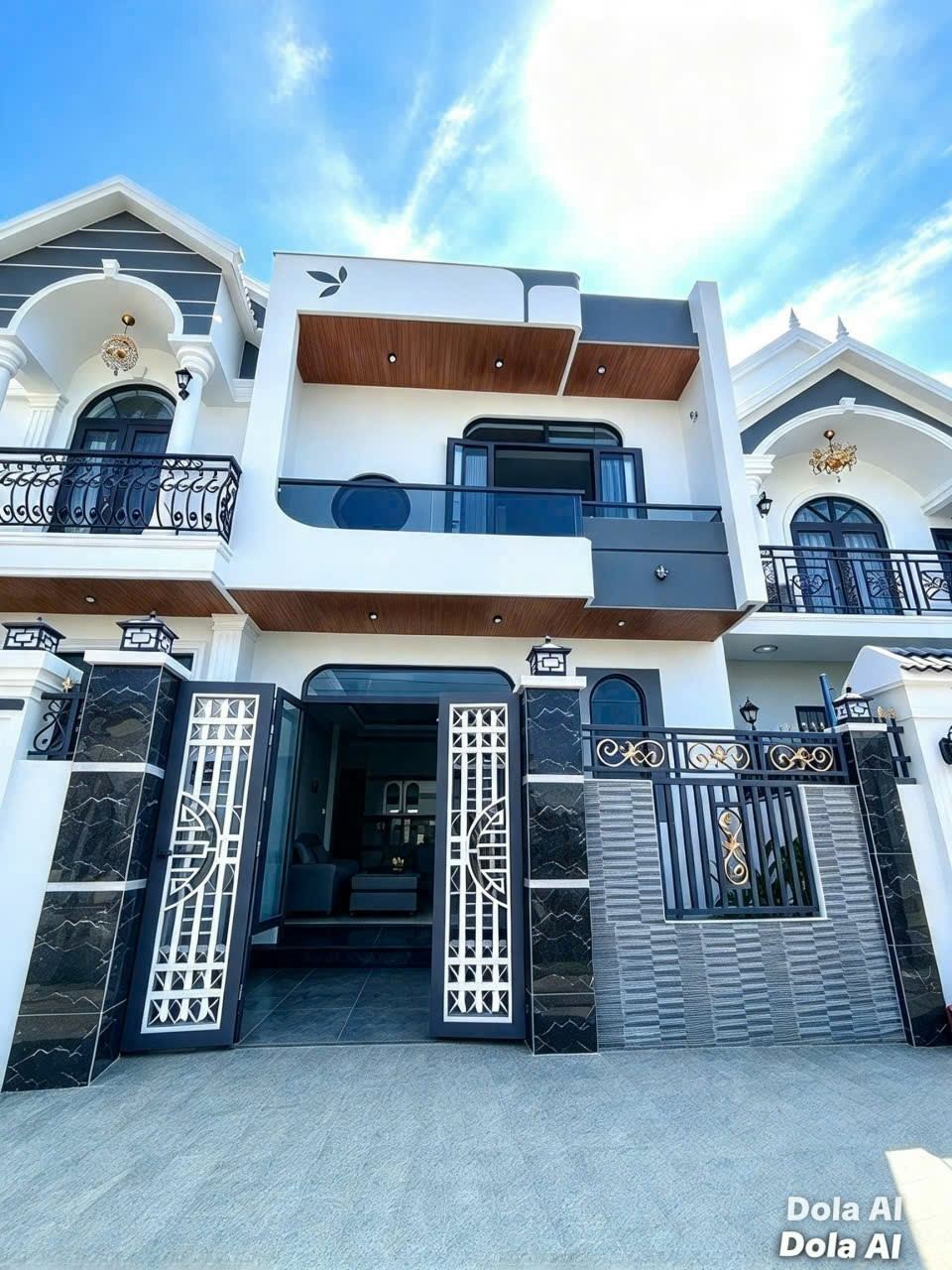 Nhà mới 1 trệt 1 lầu Phú Ân Nam 4, Diên An 71,7m² ngang 5,6m, 3PN, có hoàn… – ảnh 1