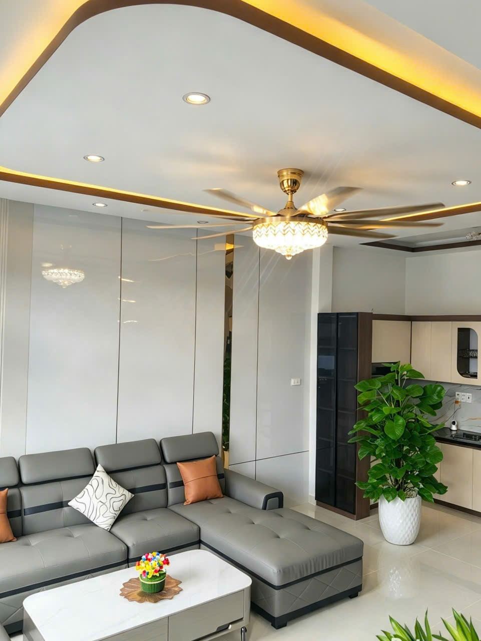 Nhà mới 1 trệt 1 lầu Phú Ân Nam 4, Diên An 71,7m² ngang 5,6m, 3PN, có hoàn… – ảnh 5