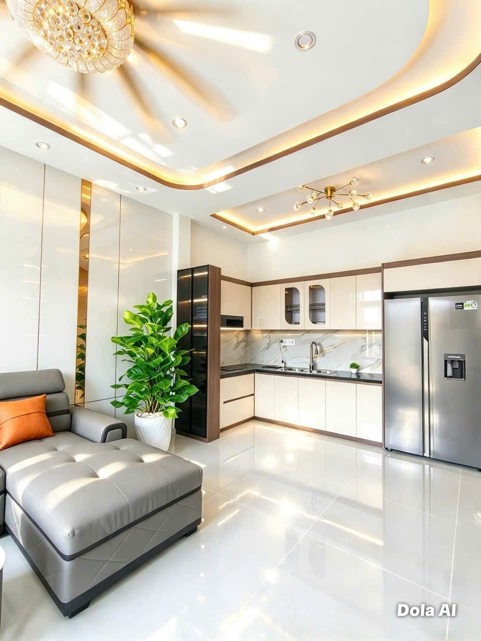 Nhà mới 1 trệt 1 lầu Phú Ân Nam 4, Diên An 71,7m² ngang 5,6m, 3PN, có hoàn… – ảnh 7