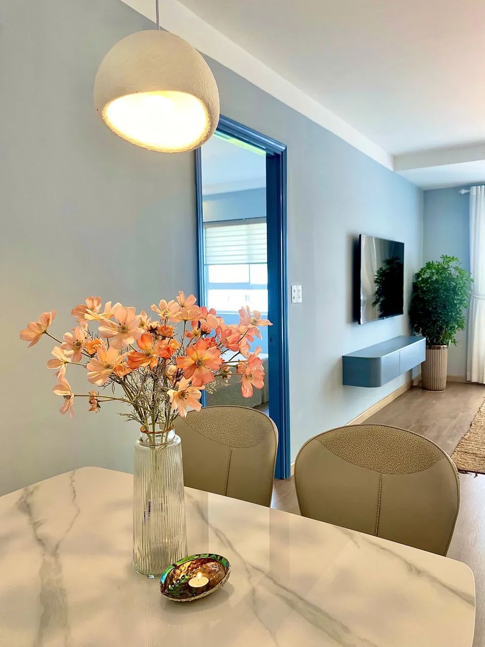 Căn hộ góc 2PN 65,7m² CT1 VCN Phước Hải, full nội thất, đang cho thuê 11tr/tháng – ảnh 4