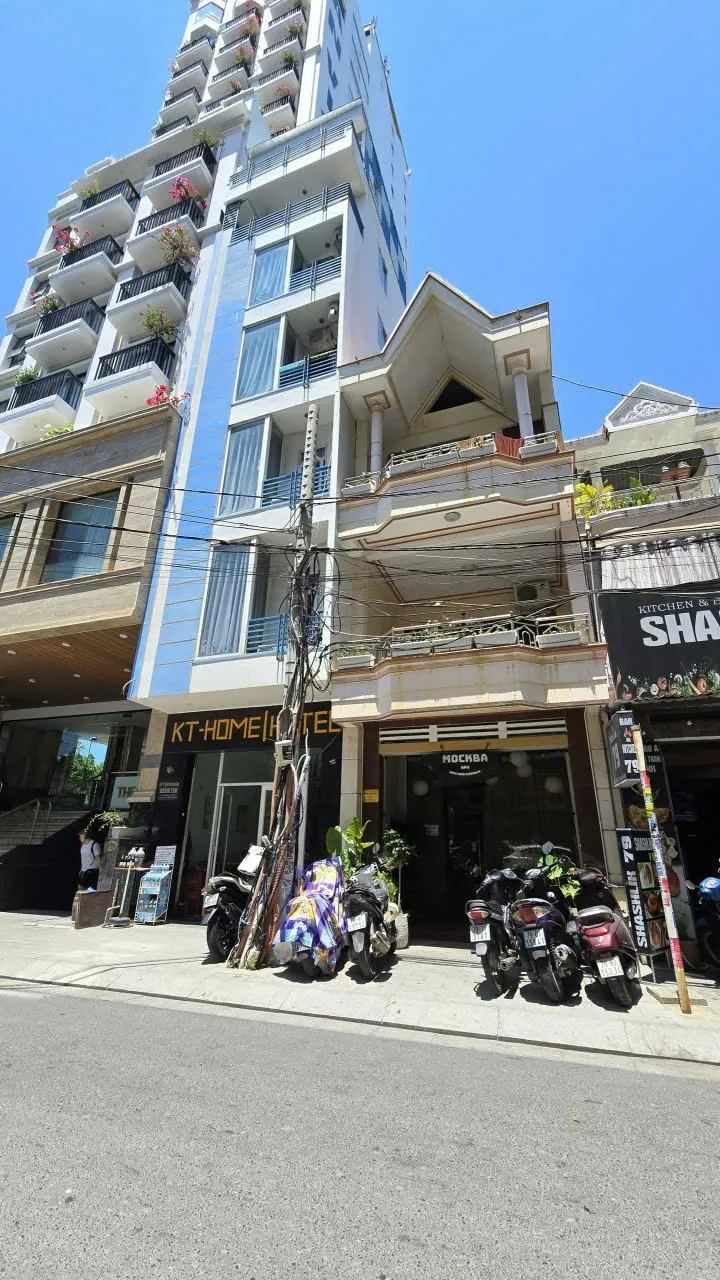 Khách sạn 6 tầng + tum mặt tiền Trần Phú 92m², 20 phòng, thang máy – cách bãi tắm 100m…