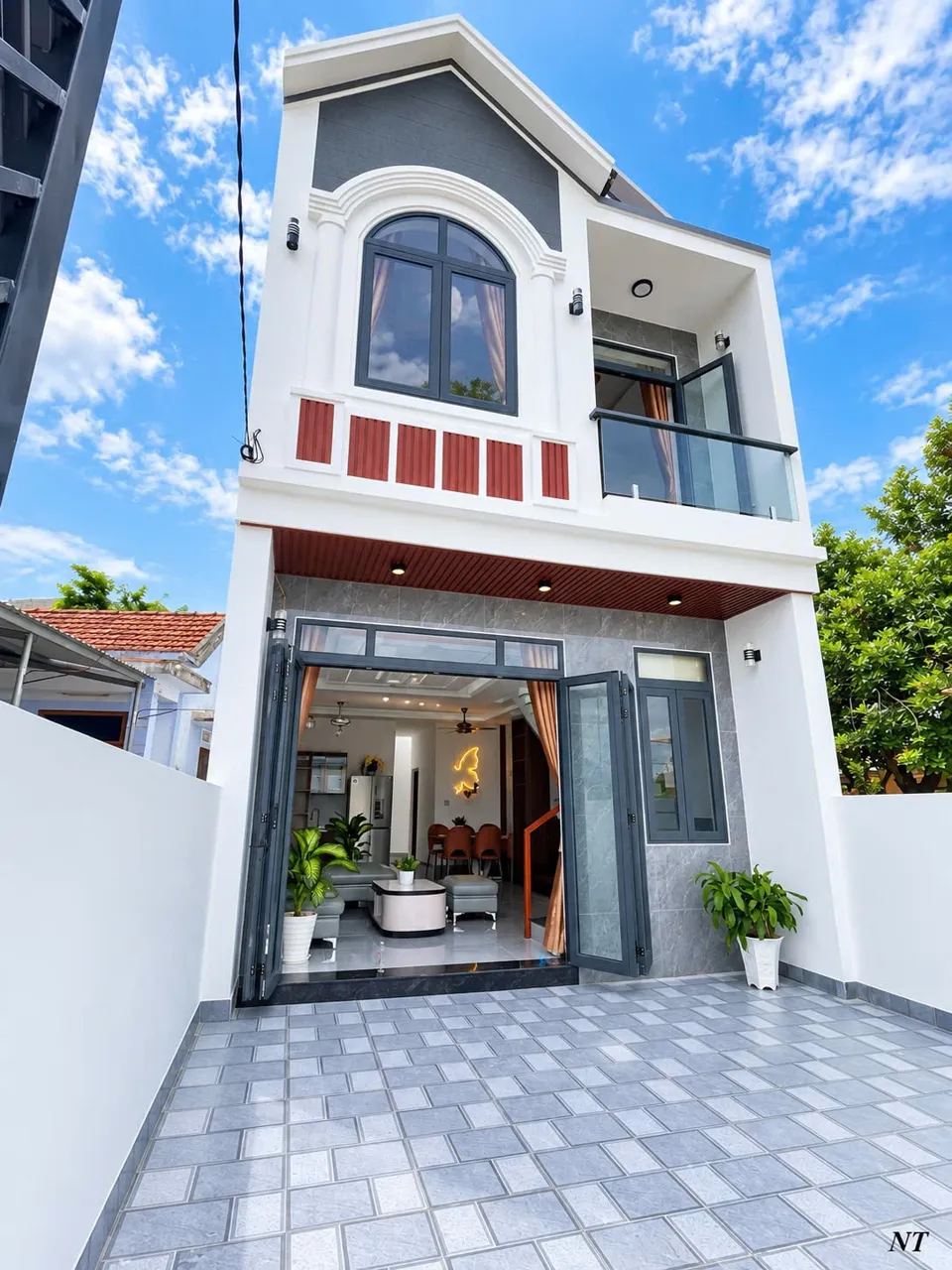 Nhà 2 tầng 88m² ngang 5,5m full nội thất, view cánh đồng, sổ riêng 2026 – Diên… – ảnh 4