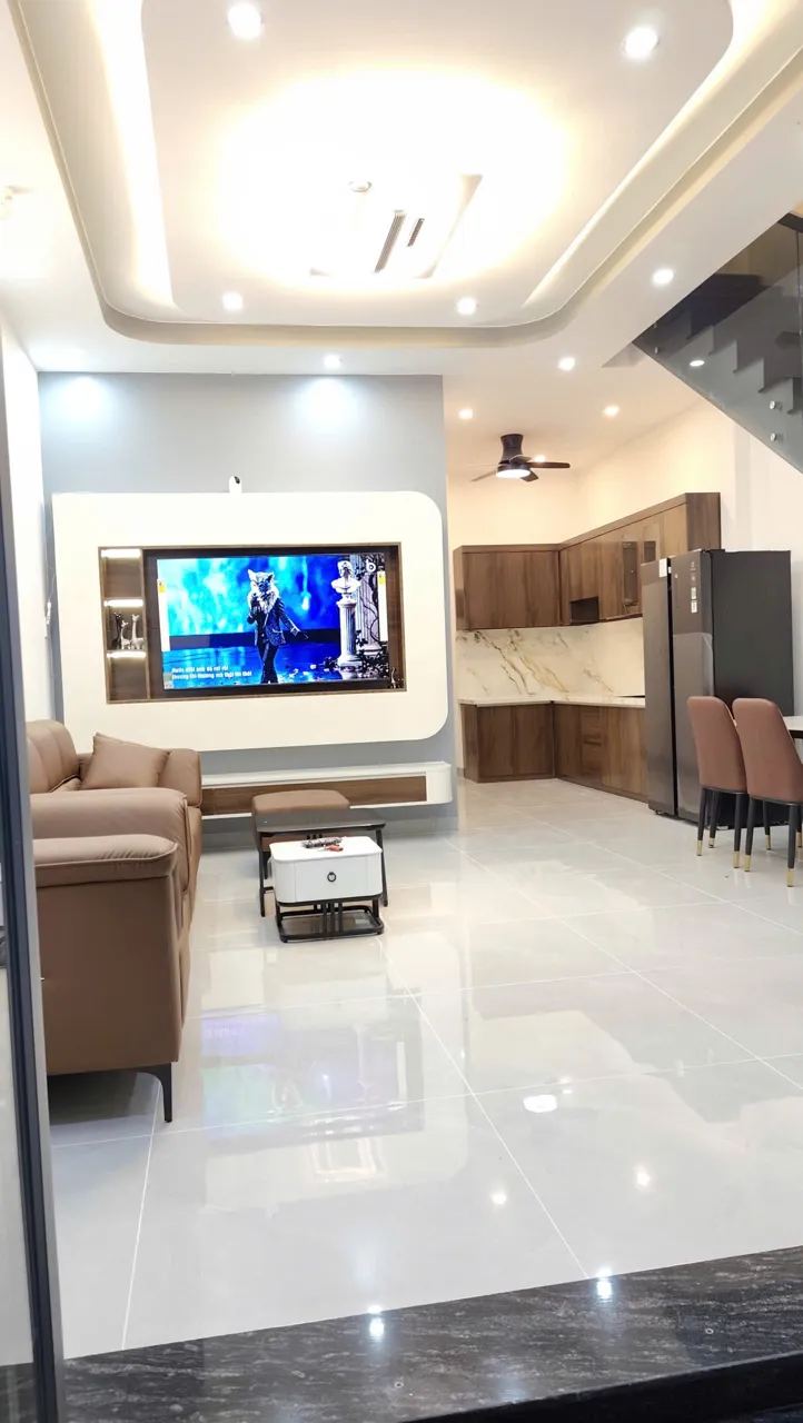 Nhà mới 2 tầng 108m² ngang 5m, đường ô tô 7m, full nội thất – Diên Toàn