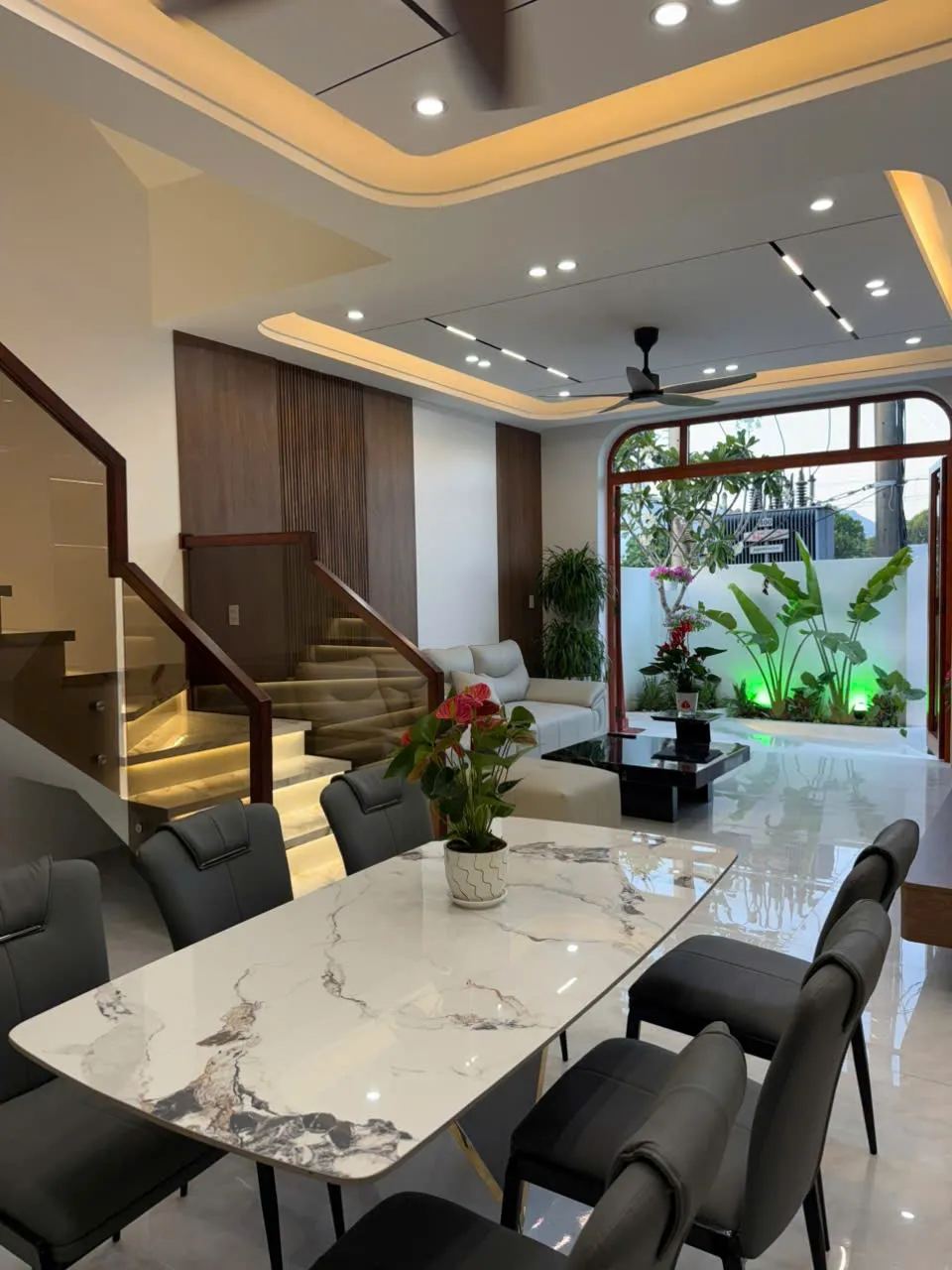 Nhà 3 tầng góc ngã 4 Trần Bình Trọng 128m², MT 7m, full nội thất – TT Diên Khánh – ảnh 4