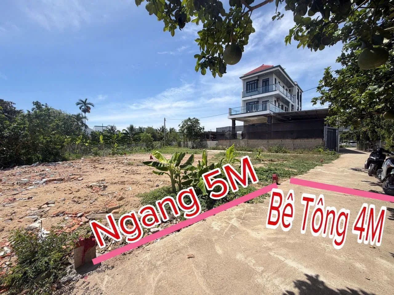 2 lô đất full thổ cư 71,4m² và 93,6m² gần đường 23/10, sổ riêng – Diên An