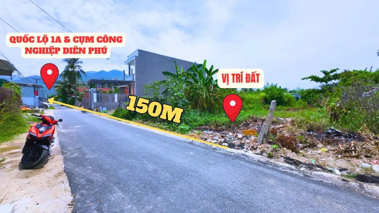 Đất thổ cư 127,7m², đường nhựa 4–5m, cách KCN 100m – Diên Phú – ảnh 5