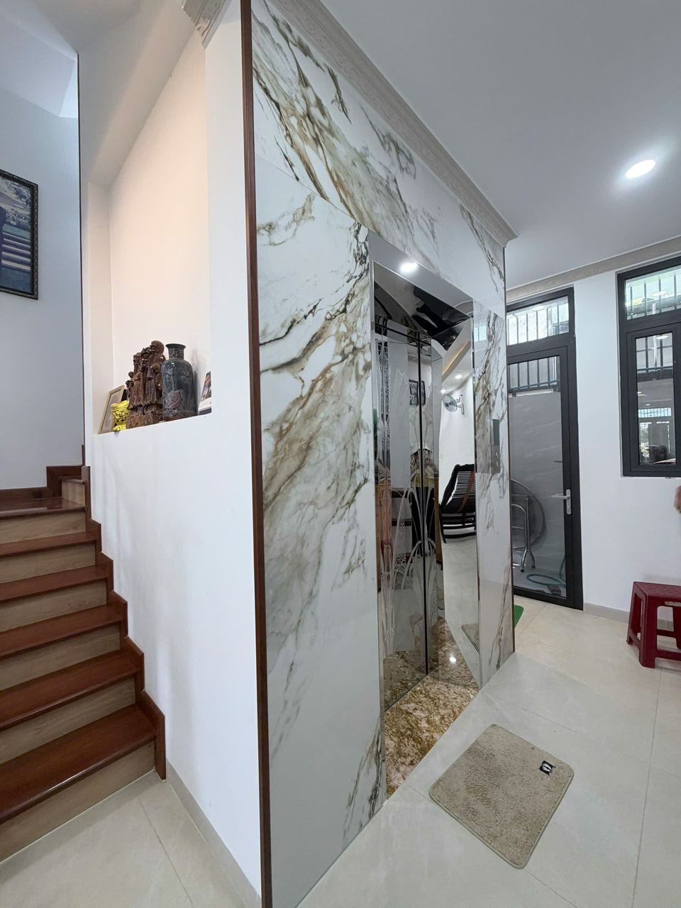 Nhà 4 tầng có thang máy KĐT An Bình Tân 100m², 4PN 5WC, tặng nội thất – Nam… – ảnh 9