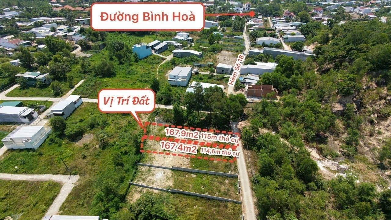 Đất 167m² (115m² thổ cư) hẻm 18 Bình Hòa, Phước Hạ – đường quy hoạch 26m, Nam… – ảnh 2