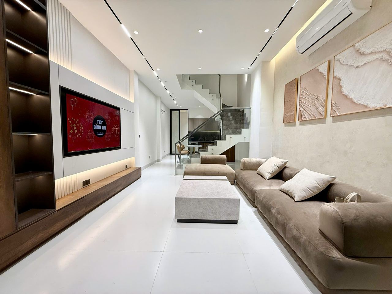 Nhà 3 tầng mới TĐC Đất Lành 54m², 170m² sàn, 3PN full nội thất, đã hoàn công… – ảnh 4