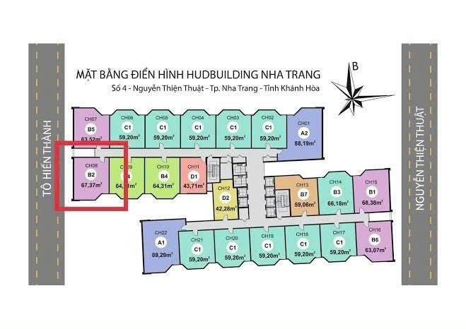 Căn hộ góc HUD Building Nguyễn Thiện Thuật 67m², 2PN, full nội thất – trung… – ảnh 4